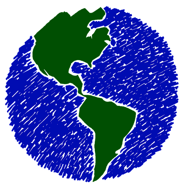 Free Globe Drawing illustration and picture