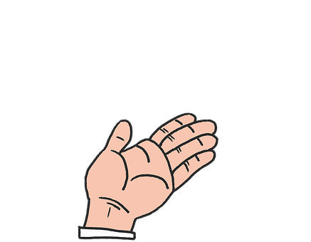 Hand, Show, Hier, Das, Punkt