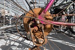 bike, circuit, spoke