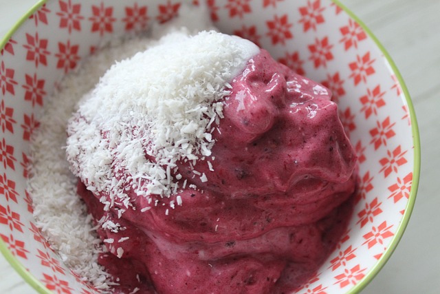 Free Ice Cream Raspberry photo and picture