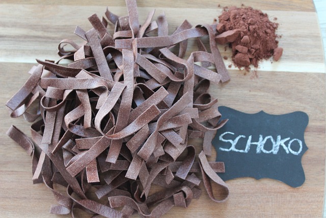 Free Chocolate Noodles photo and picture