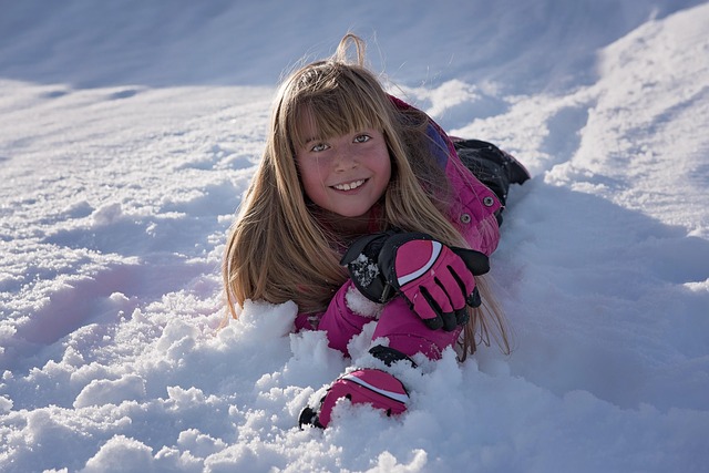 girl, human, snow, outdoors, winter, nature, white, fresh air