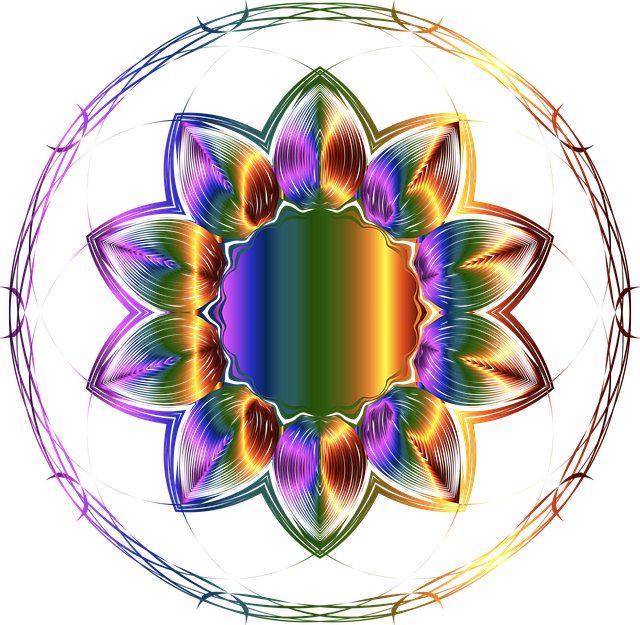 Free colorful nature prismatic vector