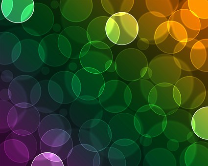 Bokeh, Cirkler, Flerfarvet