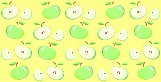 Free apples apple pattern vector