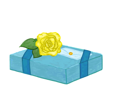 Geschenk, Strauß, Blumen