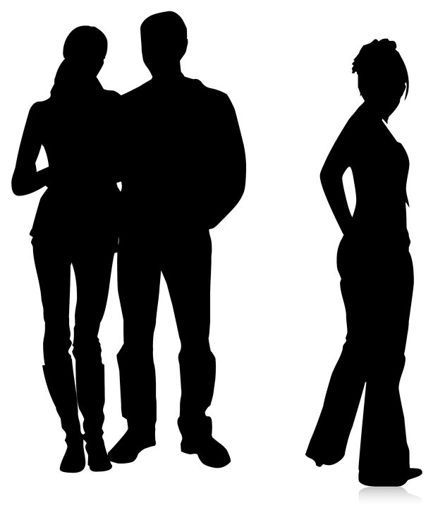 Woede, Afwijzing, Triest, Silhouet, Mensen, Meisje