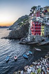 five-earth, italy, colored