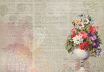 background, vintage, bouquet