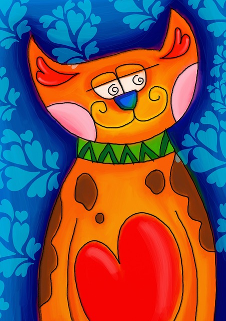 Free cat pet mammal illustration