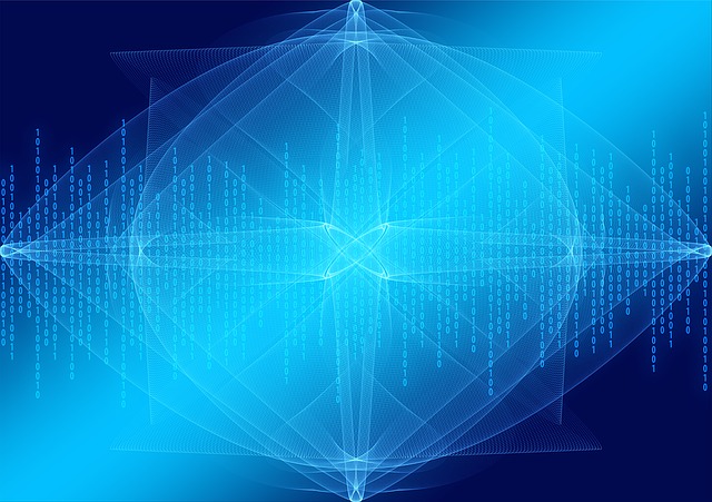 Free abstract lines numbering system illustration