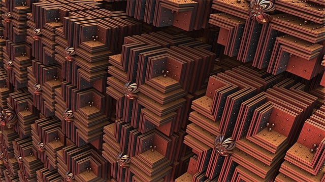 Free fractal 3d render illustration
