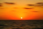 sea, sunset, sky
