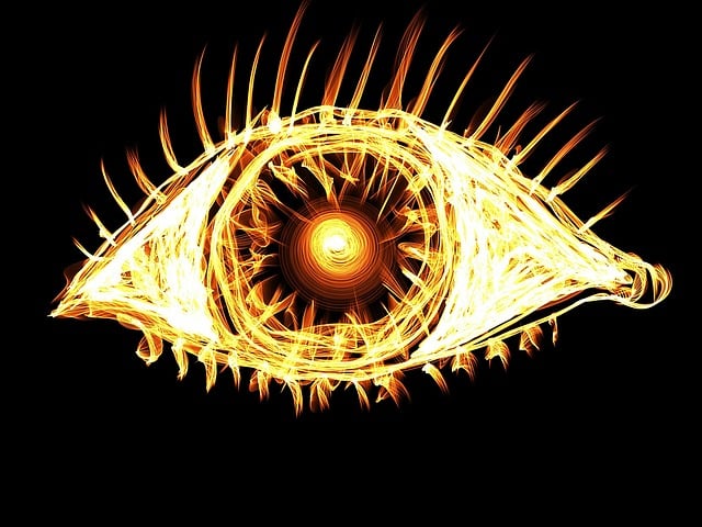 Free eye bright light illustration