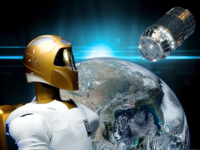 Download free HD stock image of Robonaut Space Free robonaut space probe illustration