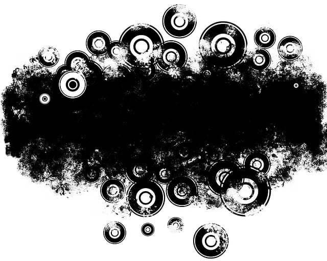 Schwarz, Grunge, Banner, Exemplar