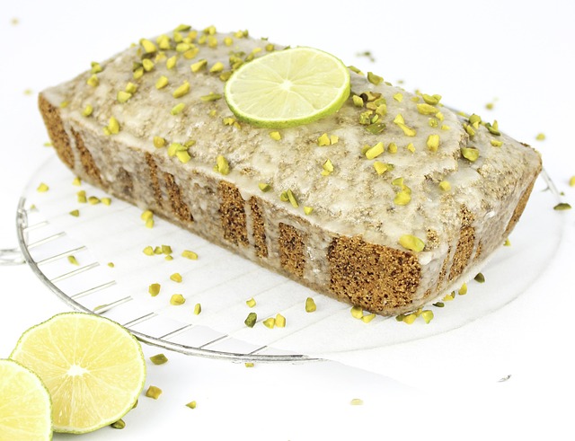 Kuchen, Kastenkuchen, Zitrone, Glasur