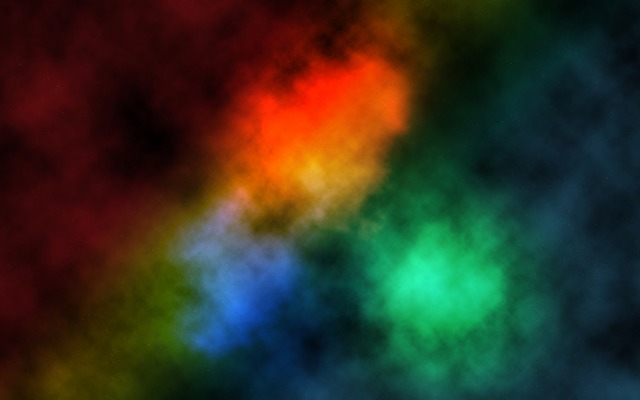 Free space clouds star illustration