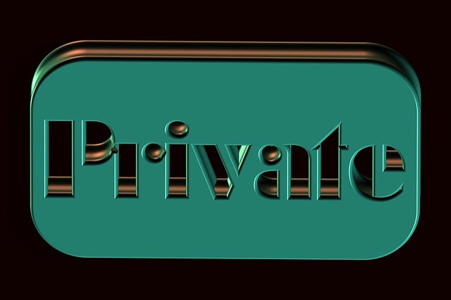 Free a notice sign private illustration