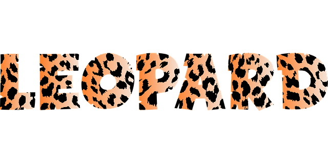 Free leopard spots pet vector