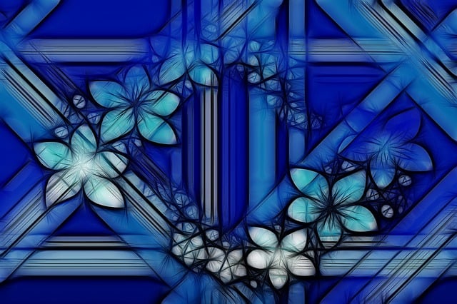 Swirl, Blume, Schnörkel, Grußkarte