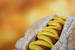 hot dog, bbq, american