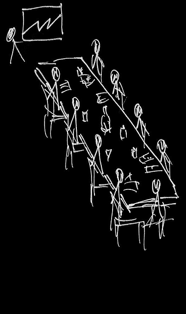 Free meeting decision business illustration