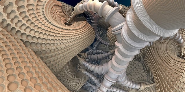 Free fractal render 3d illustration