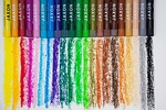 color, oil pastels, colorful