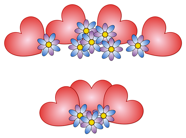 Free woman's day women's day hearts illustration