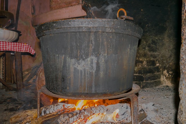 Kessel, Feuer, Cook, Eingeschaltet