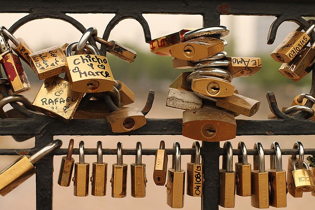 Free Locker Bridge photo and picture