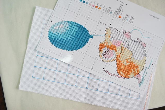 Free Cross Stitch Cartoon photo and picture