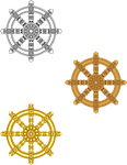 dharma wheel, wheel, dharma