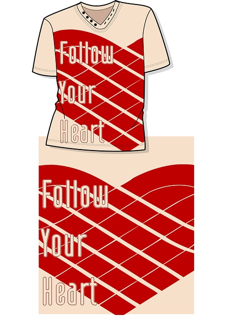 T-Shirt, Hjerte, Design, Tøj, Kærlighed