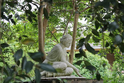 Statue, Gresk, Hage, Natur, Utendørs