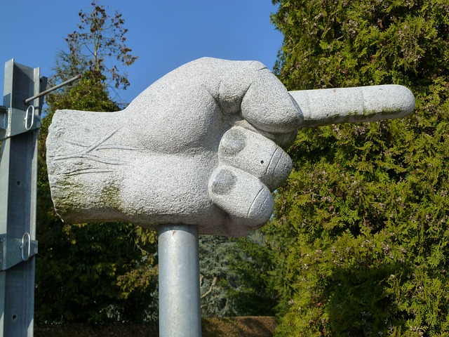 Markør, Pegefinger, Skilt, Retning