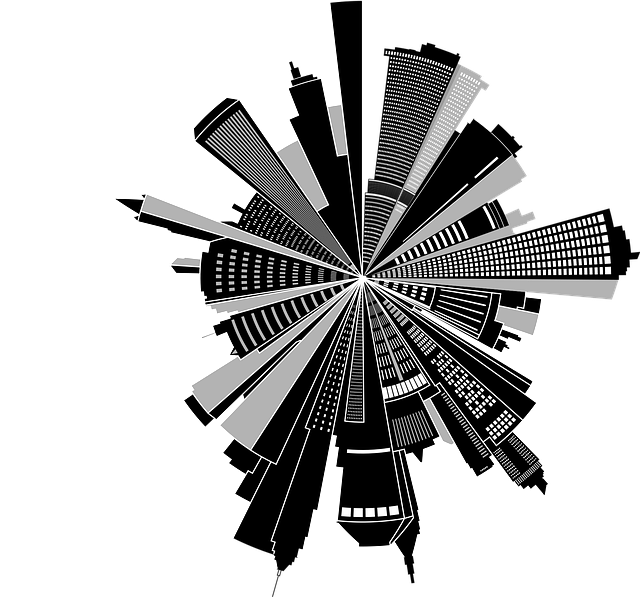 Free cityscape buildings skyscrapers vector