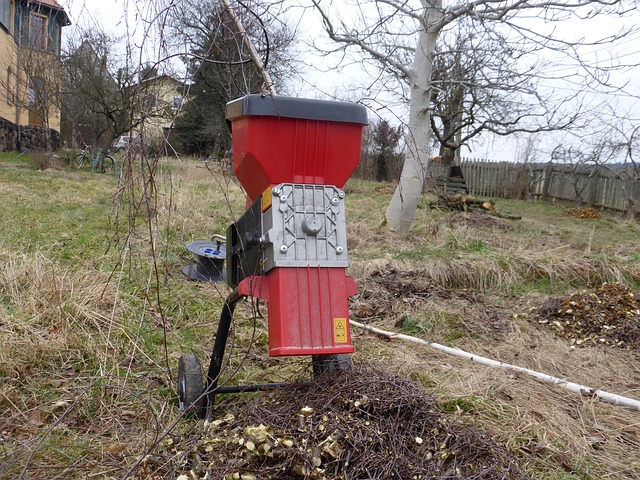 Häckseln, Bioabfall, Müll, Garten, Mulch