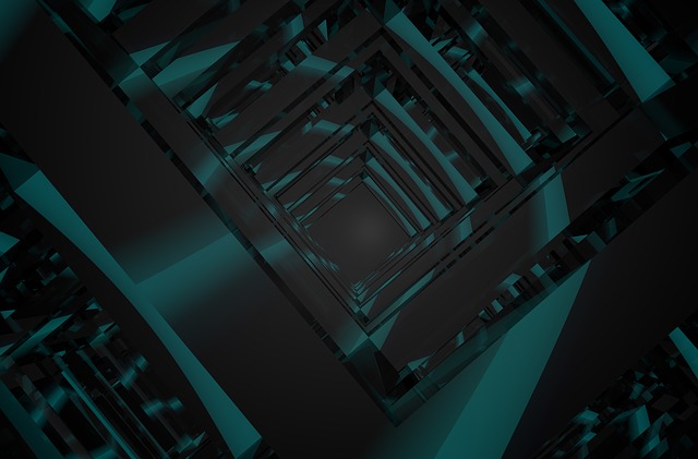 Free wallpaper construction hexahedron illustration