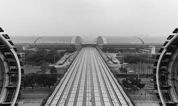 Clădire, China, Guangzhou, Târgul Canton