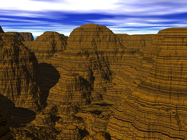 Landschaft, Schlucht, Berg, Natur