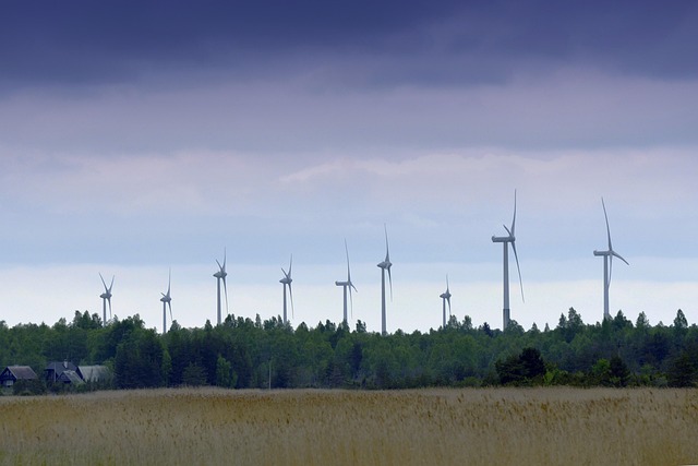 Vindkraft, Himmel, Vindmølle, Landskabet