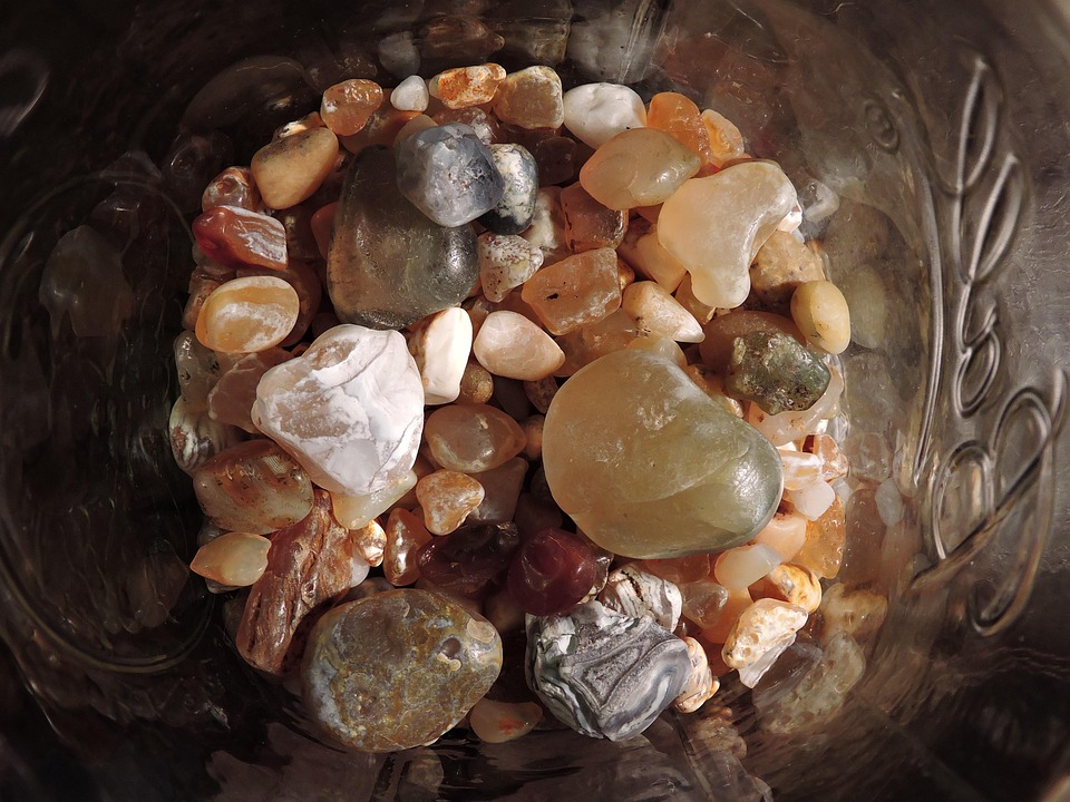 Agates Rocks Jar - Free photo on Pixabay