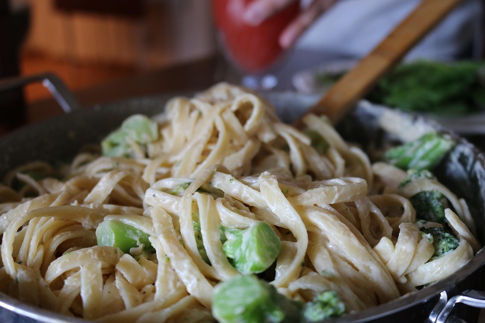 Pasta, Cena, Cocinar, Italiano, Cocina, Alfredo