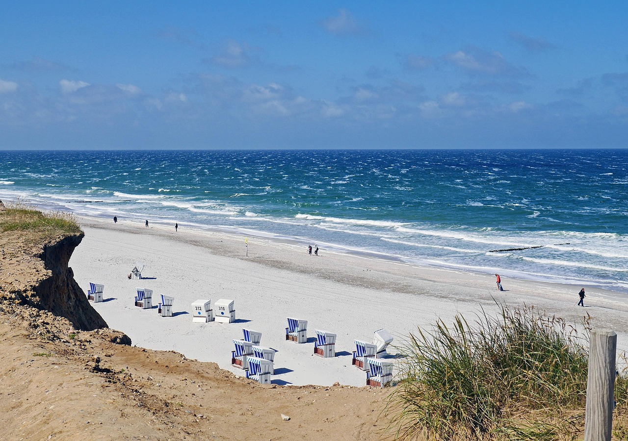 Sylt North Sea Beach Red Free Photo On Pixabay