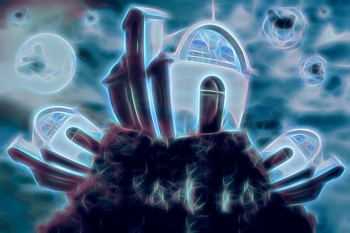 Free Night Heaven illustration and picture