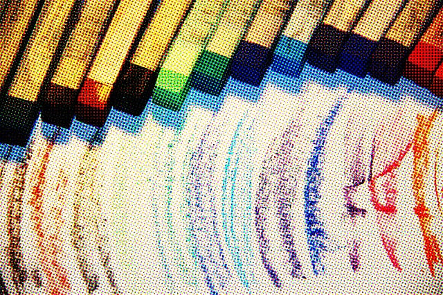 Free colors chalks texture illustration