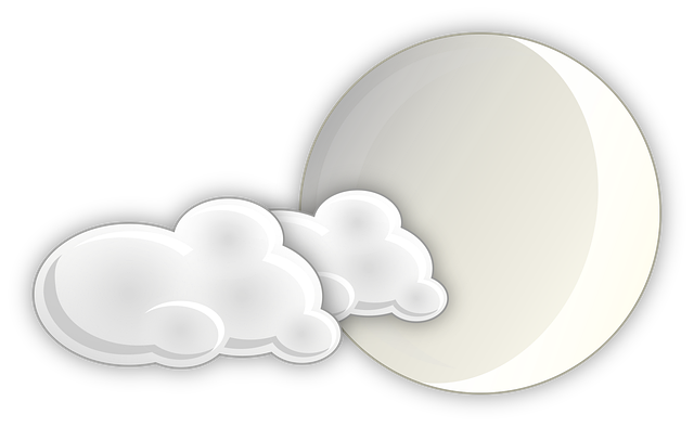 Download free HD stock image of Slightly Cloudy Moon Free slightly cloudy moon night vector