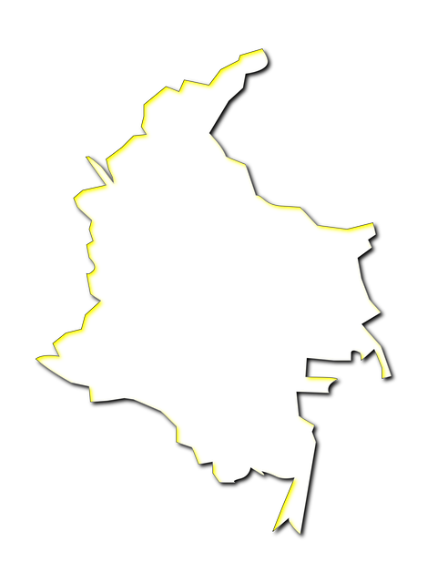 Colombia, Croquis, Png, Mapa, Colombia